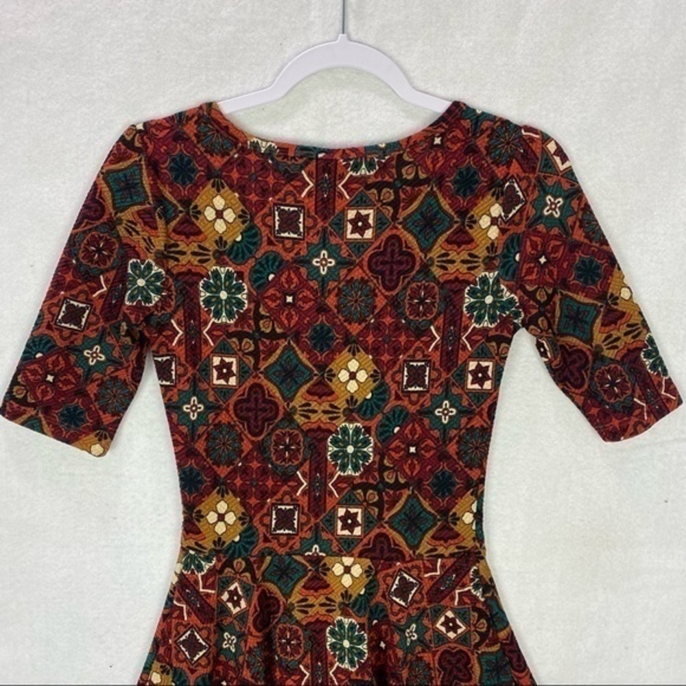 LuLaRoe Floral Print A-Line Dress - Picture 6 of 10